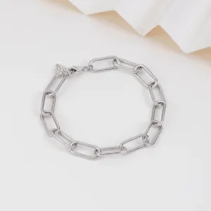 Harper XL Chain Silver Bracelet