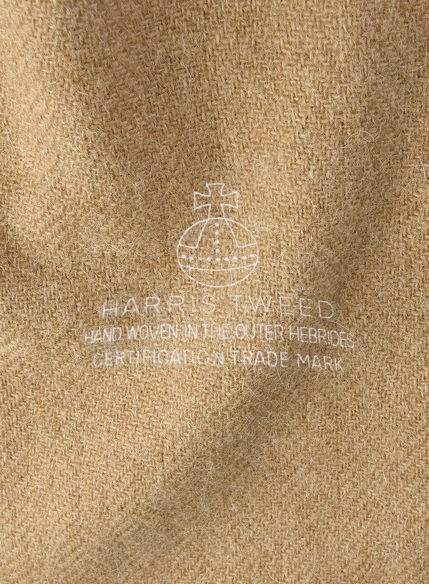 Harris Tweed Beige Herringbone Pants