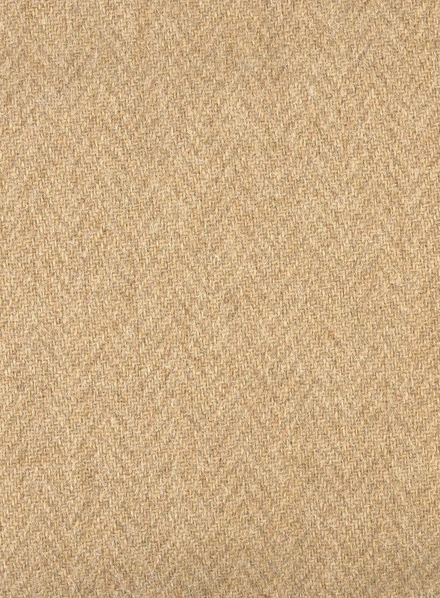 Harris Tweed Beige Herringbone Pants