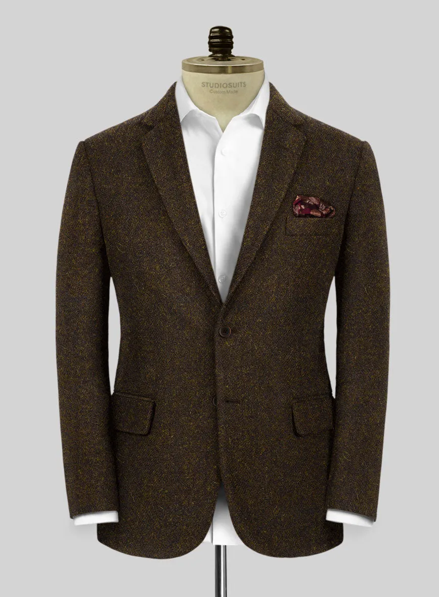 Harris Tweed Melange Dark Brown Jacket