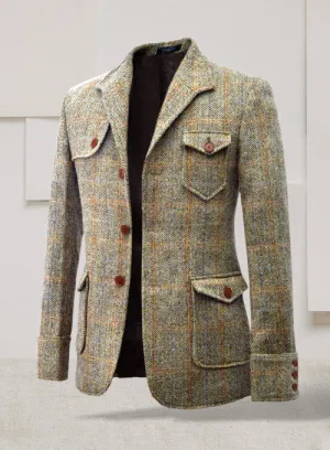 Harris Tweed Ranger Brown Hunter Style Jacket II