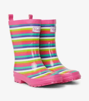 Hatley Rainbow Stripes Rain Boots
