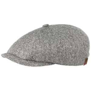 Hatteras Silk Newsboy Cap by Stetson