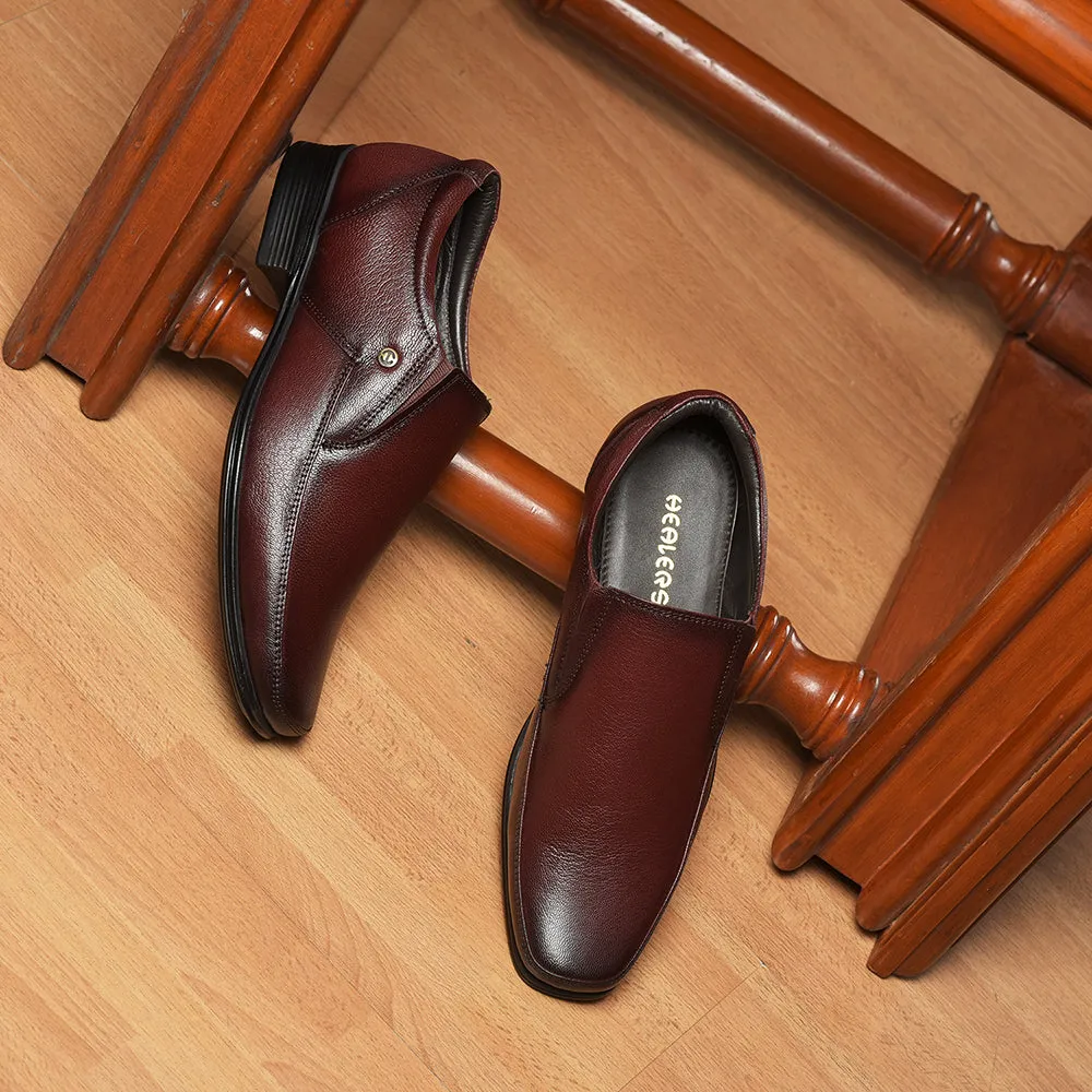 Healers By Liberty Men UVL-128 Cherry Formal Non Lacing Shoes