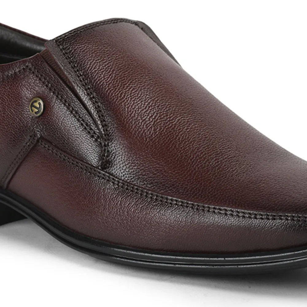 Healers By Liberty Men UVL-128 Cherry Formal Non Lacing Shoes