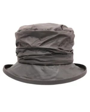Heather Lorna Ruched Wax Hat