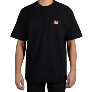 Heavy Duty Short Sleeve Pocket T-Shirt: Black