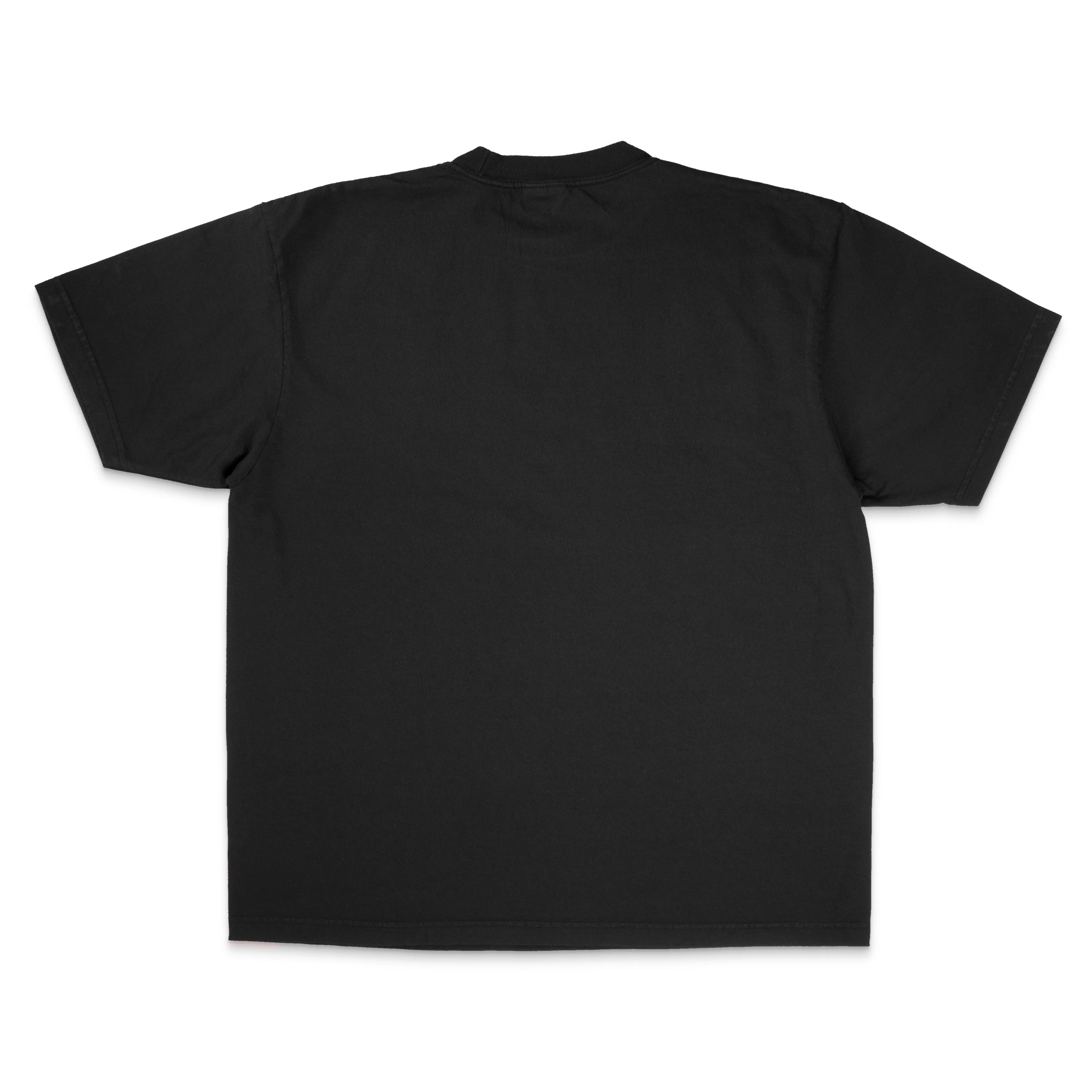 Heavyweight Garment Dye Short Sleeve Tee - Black