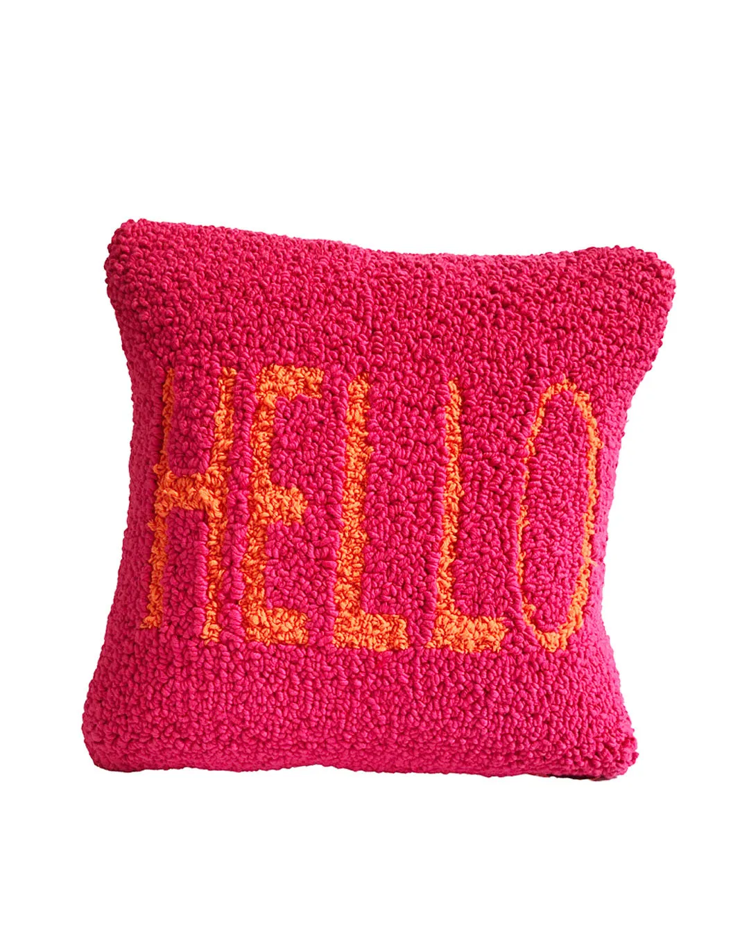 Hello pillow cover