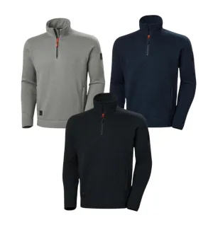 Helly Hansen Kensington Half Zip Fleece Grey Navy Black 72251