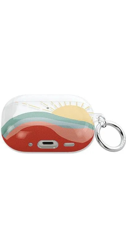 Here Comes the Sun | Colorblock Sunset AirPods Case