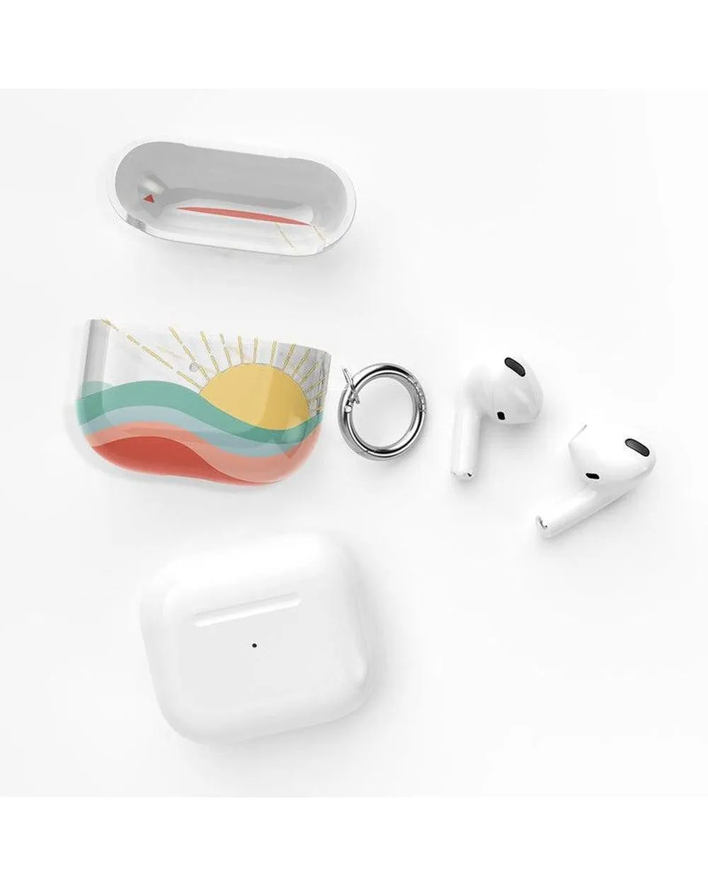 Here Comes the Sun | Colorblock Sunset AirPods Case