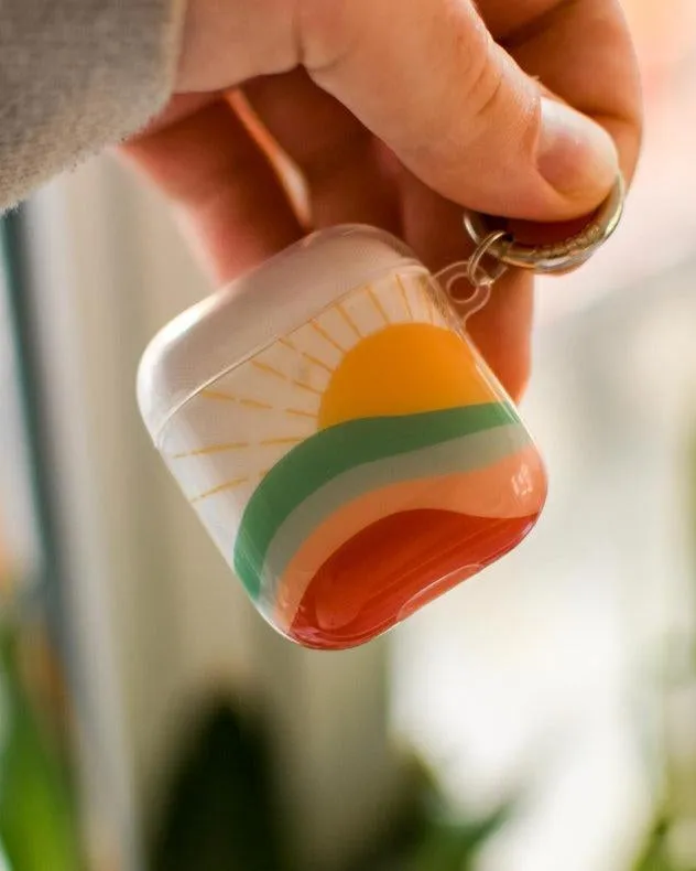 Here Comes the Sun | Colorblock Sunset AirPods Case