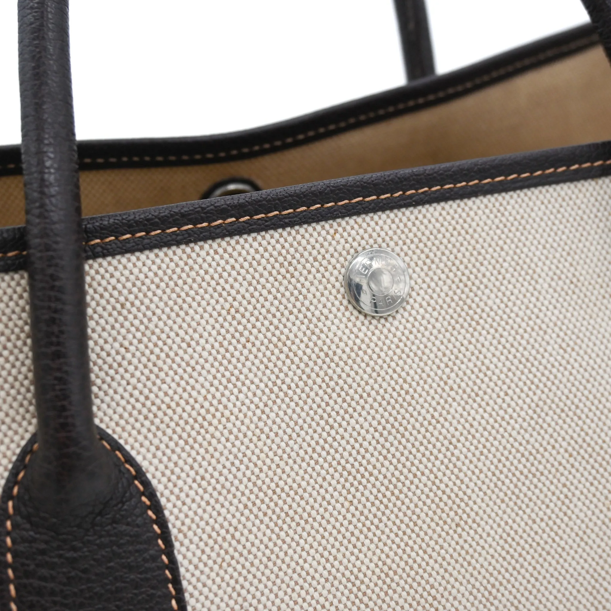 Hermes Garden Party 36 MM Tote Beige Brown