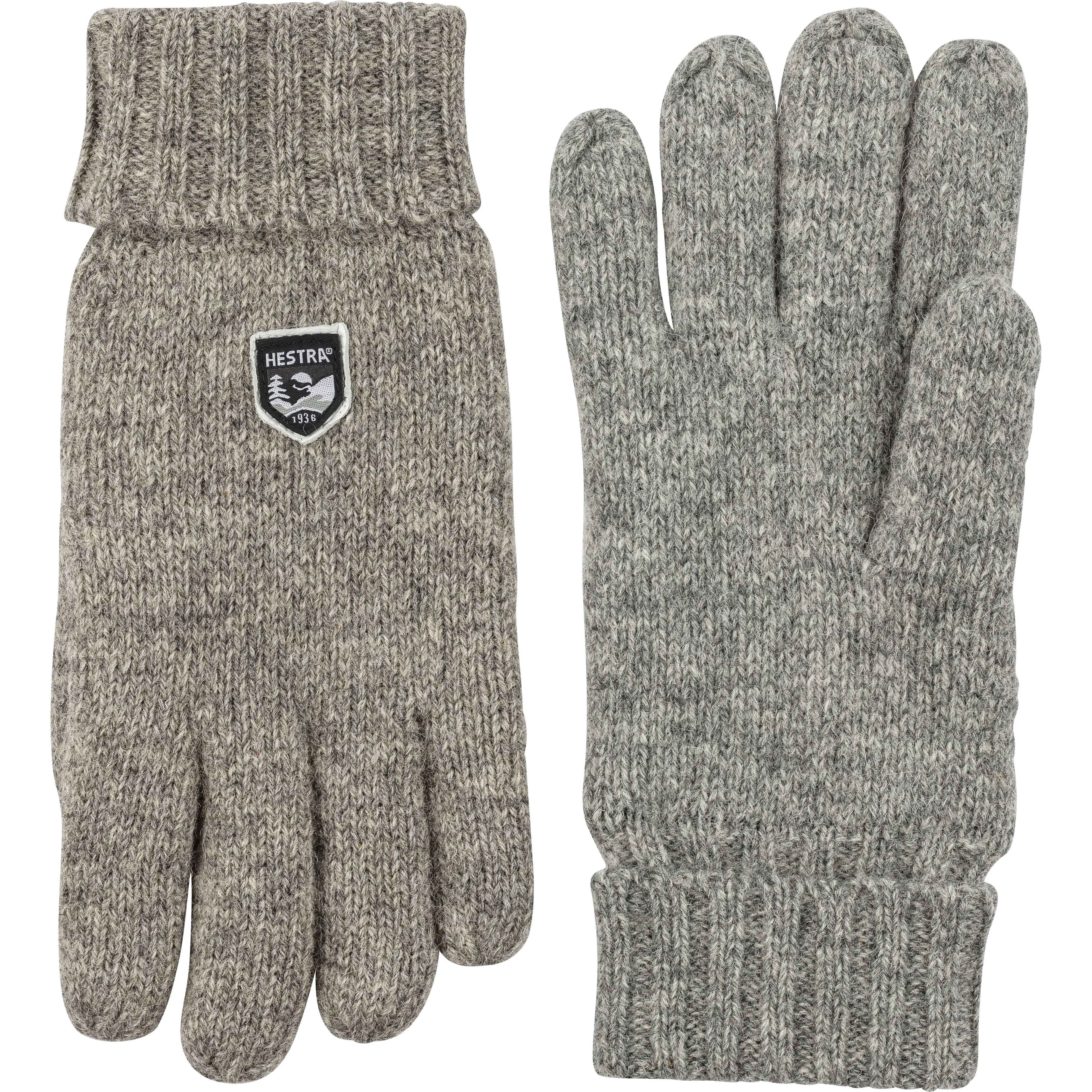 Hestra Basic Wool Glove  Grey | Buy Hestra Basic Wool Glove  Grey here | Outnorth