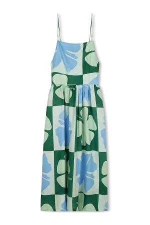 Hibiscus Linen Dress