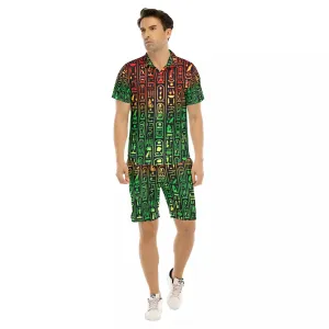 HIERIGLYPH FARI Men's Short Sleeve Shirt Sets