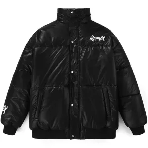 High Street Fake Two Piece Two-door collar Padded Coat