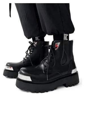 High-top Motorcycle  Leather Work Boots  na1126