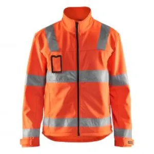 High&#x20;Vis&#x20;Soft&#x20;Shell&#x20;Jacket&#x20;4838&#x20;High&#x20;Vis&#x20;Oranje&#x20;-&#x20;Bl&#xE5;kl&#xE4;der