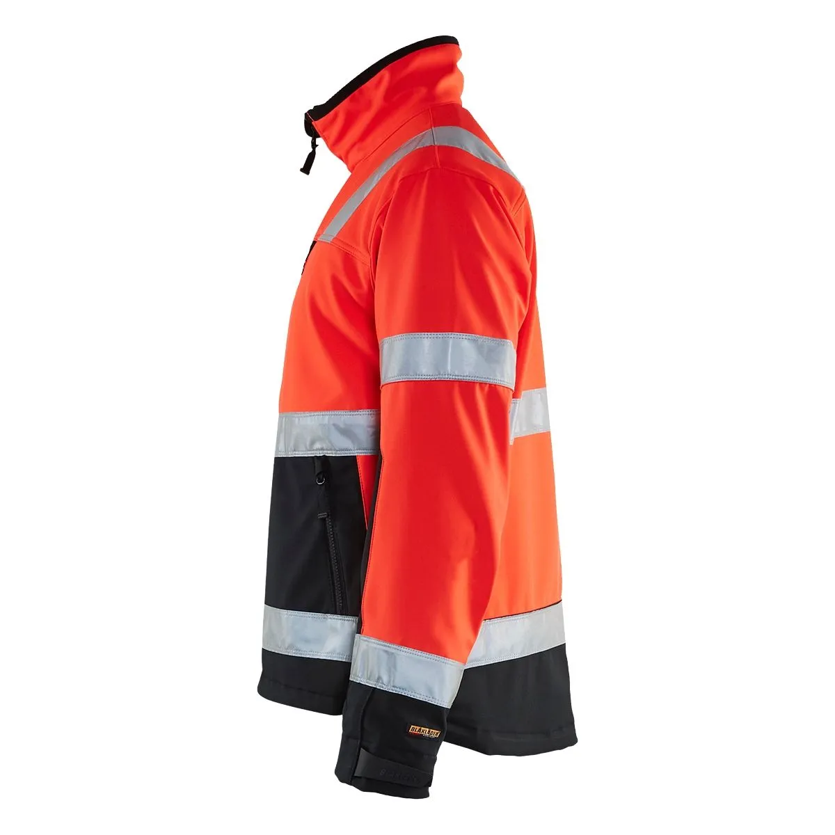 High&#x20;Vis&#x20;Softshell&#x20;Jacket&#x20;4900&#x20;High&#x20;Vis&#x20;Oranje&#x2F;Marine&#x20;-&#x20;Bl&#xE5;kl&#xE4;der