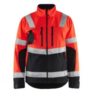 High&#x20;Vis&#x20;Softshell&#x20;Jacket&#x20;4900&#x20;High&#x20;Vis&#x20;Rood&#x2F;Zwart&#x20;-&#x20;Bl&#xE5;kl&#xE4;der