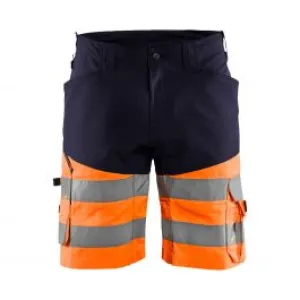 Highvis&#x20;Shorts&#x20;With&#x20;Stretch&#x20;1541&#x20;Marineblauw&#x2F;Oranje&#x20;-&#x20;Bl&#xE5;kl&#xE4;der