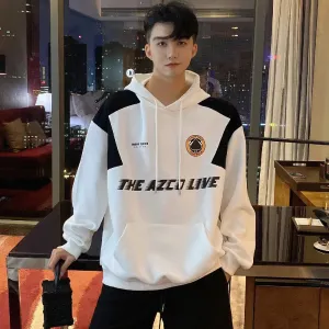 Hip-hop Heavyweight High Street Made Vintage Long-sleeved hoodie