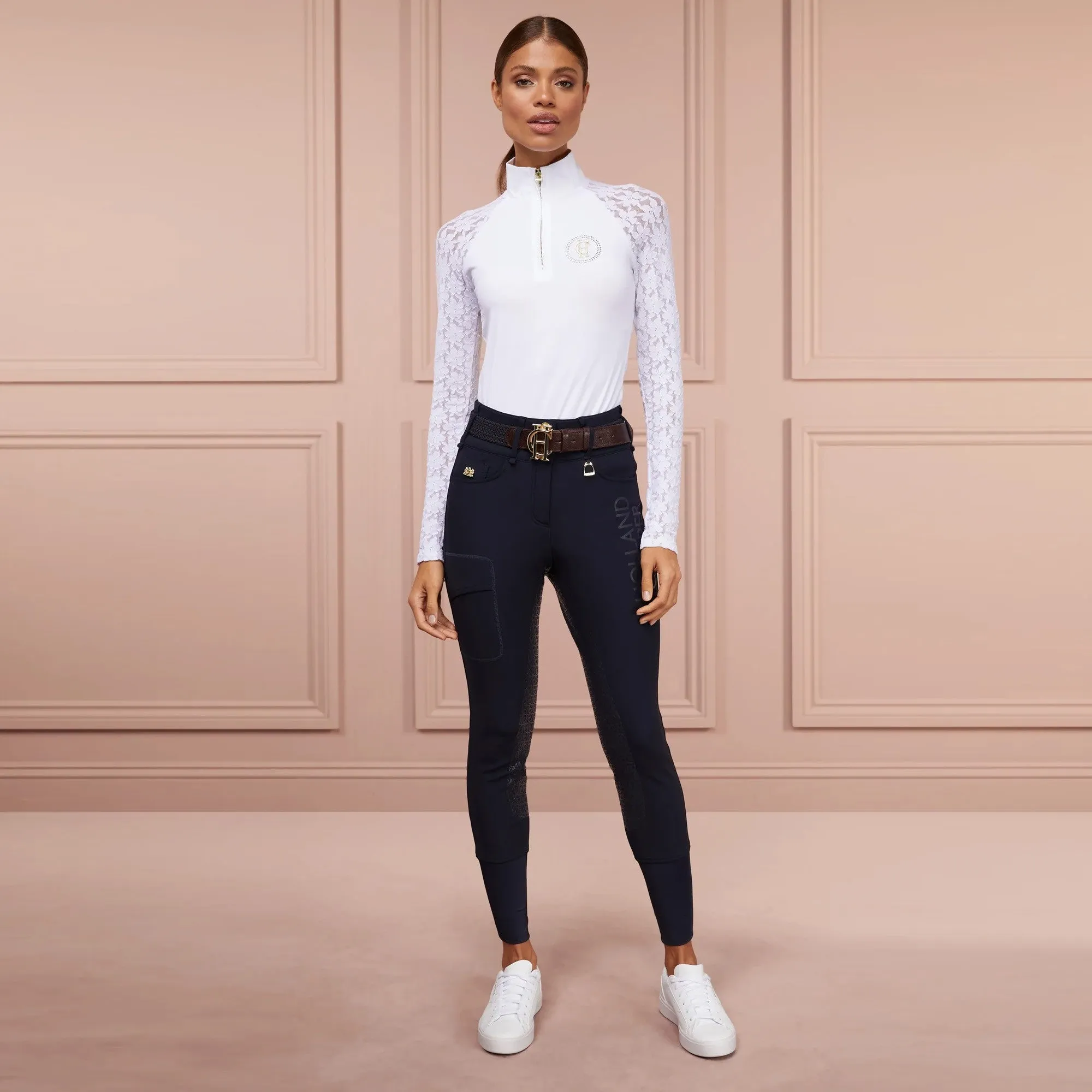 Holland Cooper Bolesworth Thermal Breeches - Ink Navy