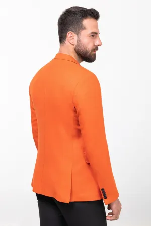 HolloMen Bright Orange Blazer