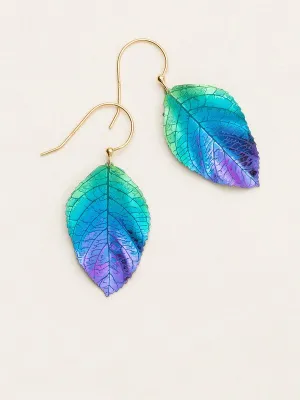 Holly Yashi Purple/Teal Elm Earrings