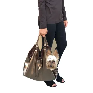 Hollywood Tote Dog Carrier Metallic Snake