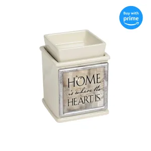 Home Where The Heart Is Ceramic Powder Sand Interchangeable Photo Frame Candle Wax Oil Warmer