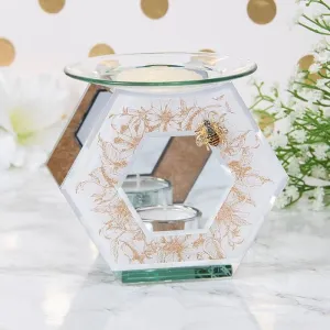 Honeycomb Bees Badge Oil Warmer