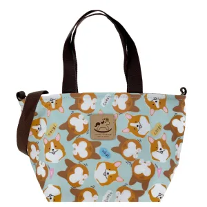 Honeydew Green Corgi Momo Mini Travel Tote