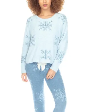 Honeydew Snow Angel Sweater