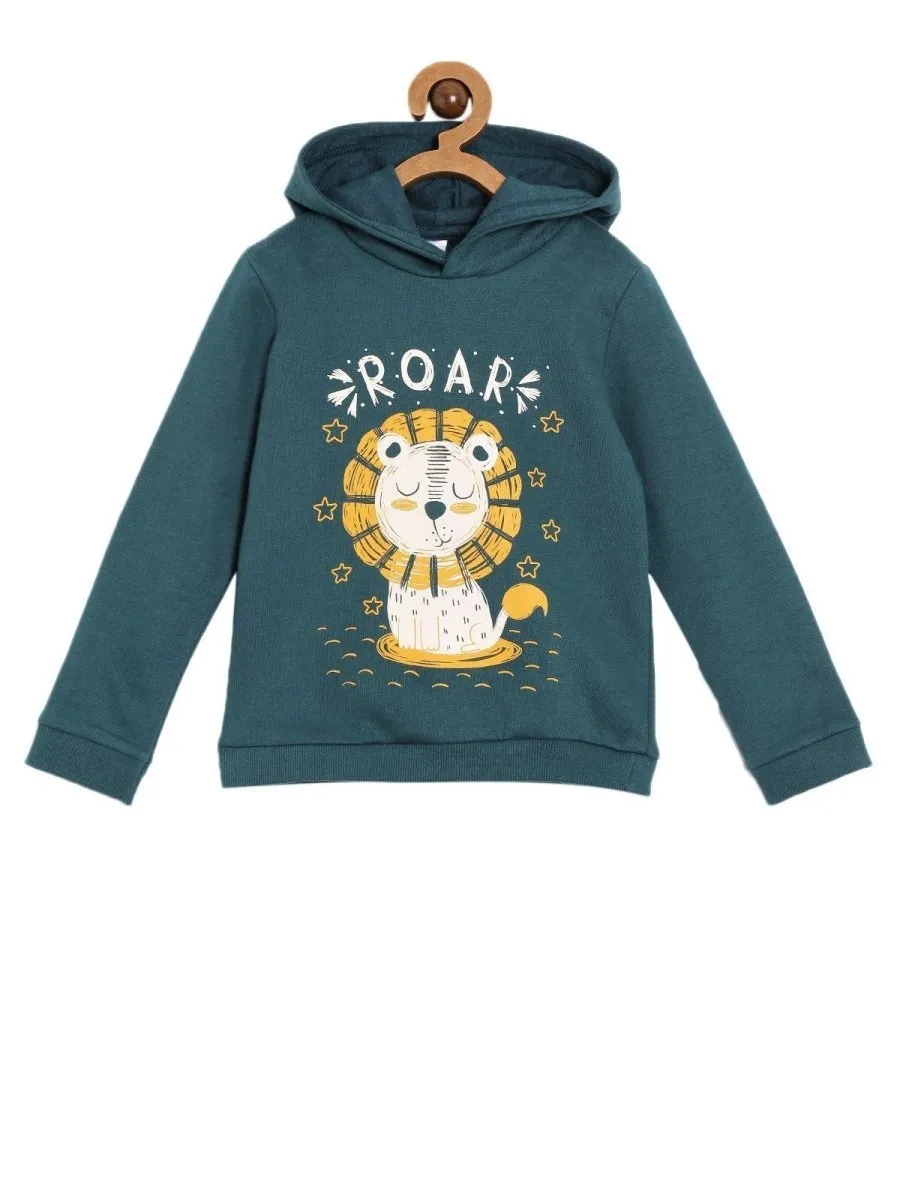 Hooded Sweatshirt Combo of 3-Little Monster-Little Surfer-My Little Lion