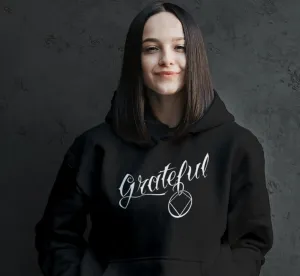 Hoodie - GRATEFUL NA - Black
