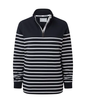 Hope Cove Sweatshirt - Navy Stripe