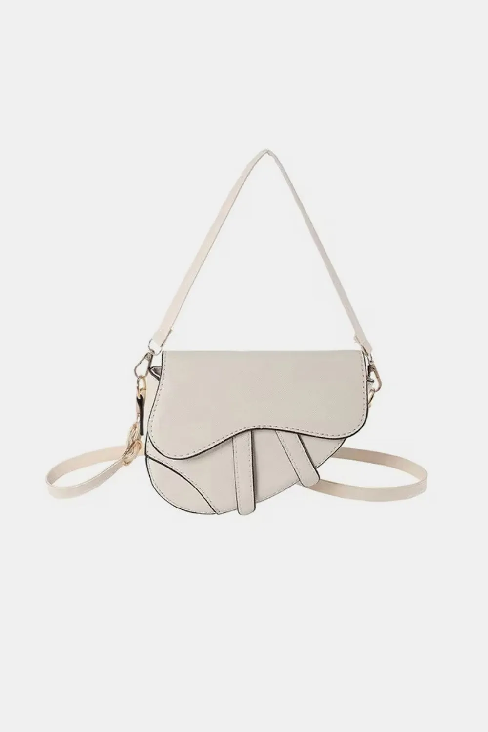 Hot Girl Croissant Crossbody Saddle Bag