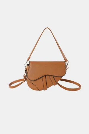 Hot Girl Croissant Crossbody Saddle Bag