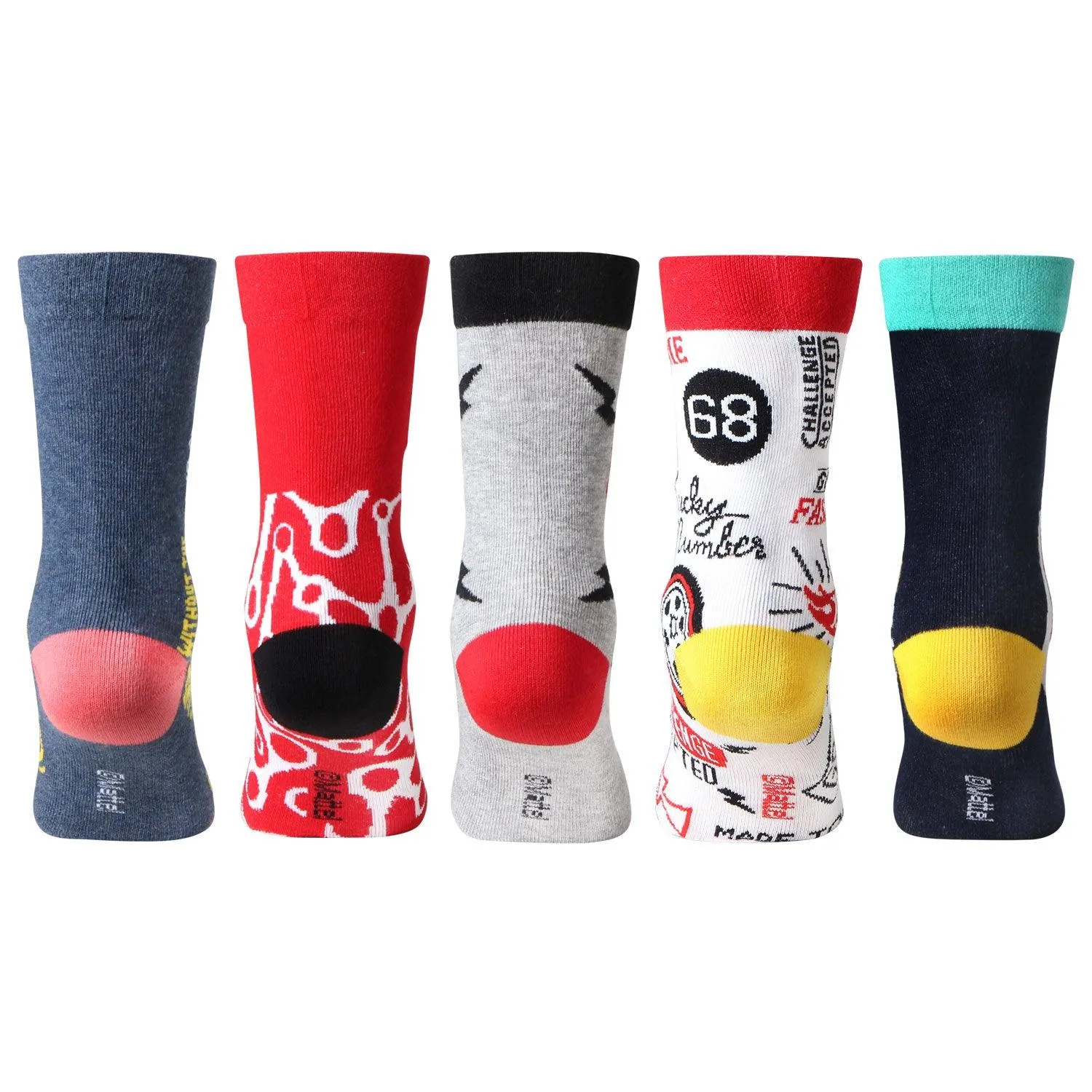 Hot Wheels Kids Socks - Pack of 5