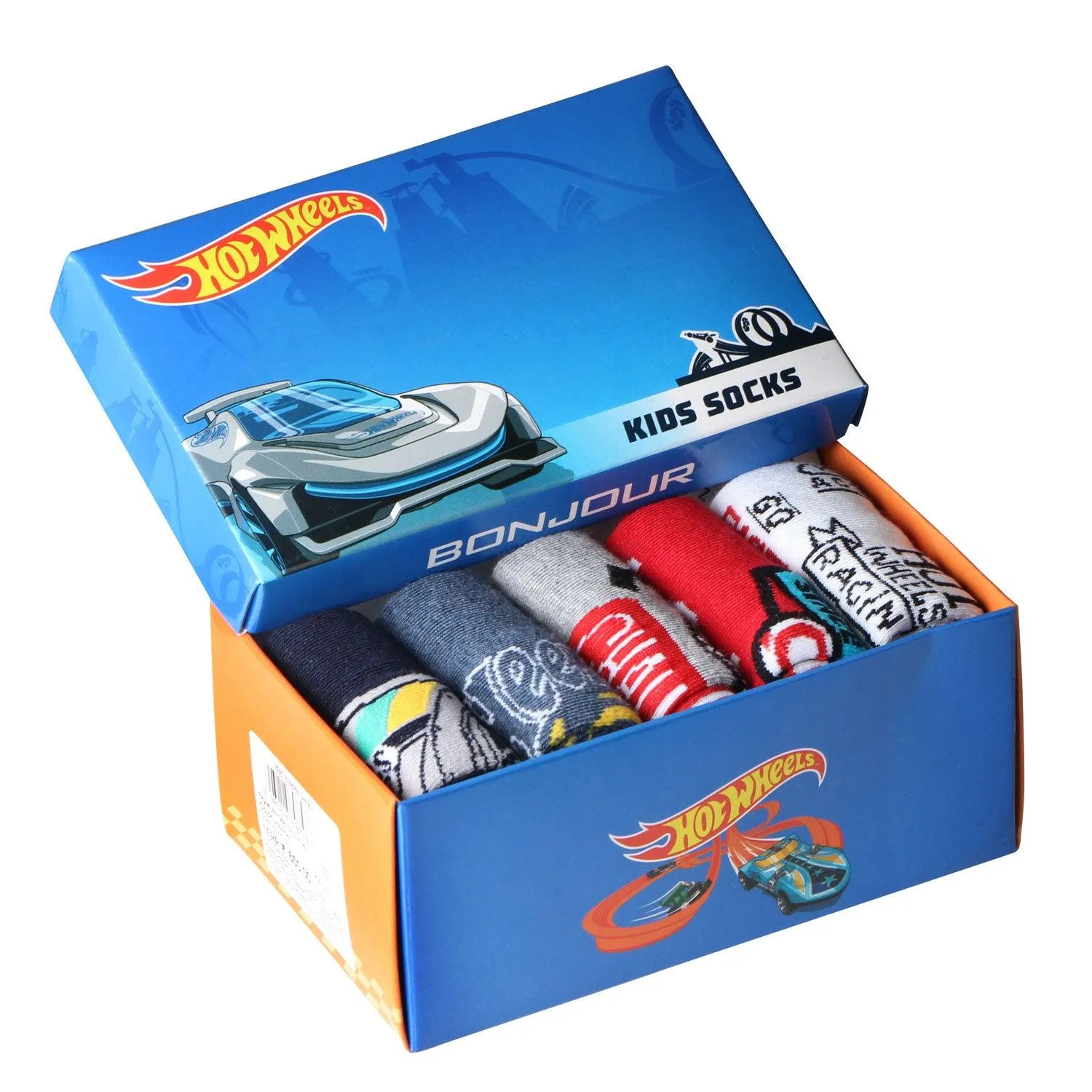 Hot Wheels Kids Socks - Pack of 5
