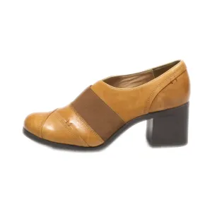 Hotter Cumbria Mid-Heel Shoes Leather Brown Colour For Women