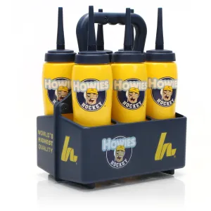 Howies Pro Jet Water Bottles & Carrier Combo Long Straw