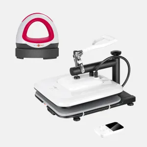 HTVRONT Manual Heat Press Machine 15" x 15" 110V   Mini Heat Press Machine