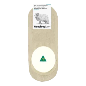 HUMPHREY LAW - 86IN - MERINO WOOL BLEND LADIES INVISIBLE SOCK