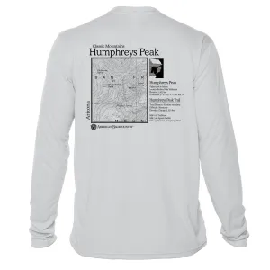 Humphrey's Peak Classic Mountain Long Sleeve Microfiber Men's T-Shirt