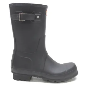 Hunter Mens Boots Original Short Casual Buckle Wellington Rubber - UK 9