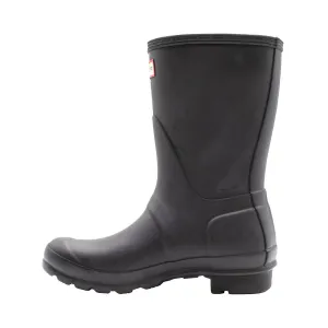 Hunter Original Short Wellies Rain Boots Rubber Black Colour For Women